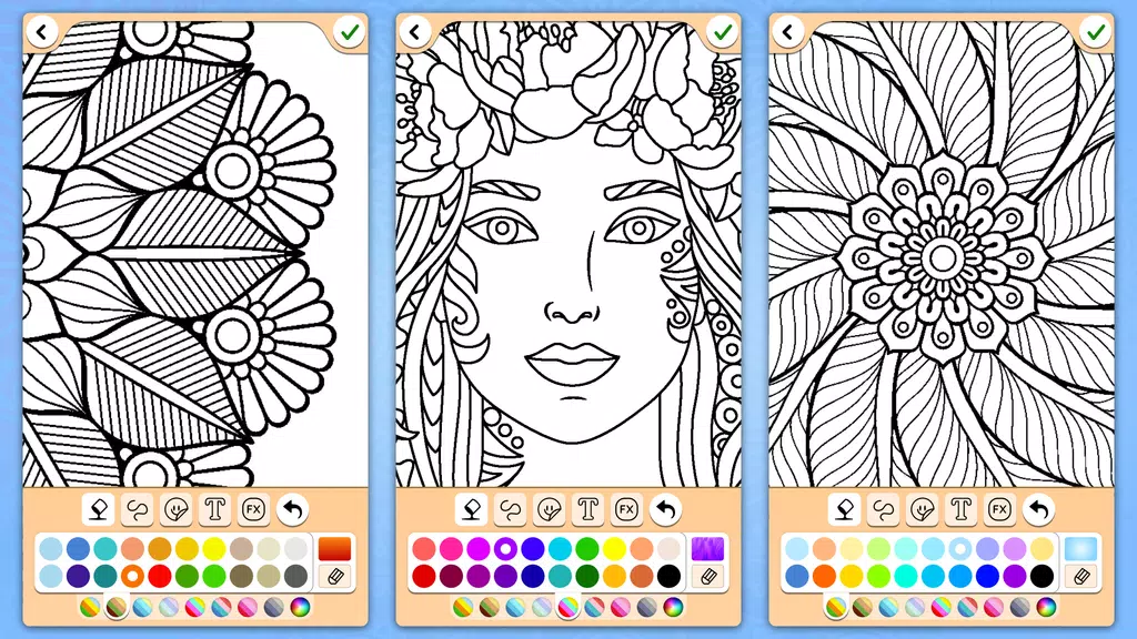 Mandala Coloring Pages ภาพหน้าจอ 1
