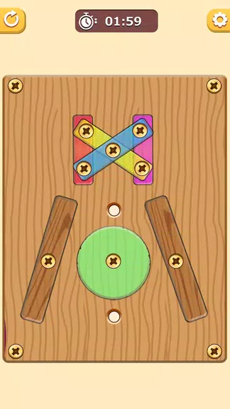 Nutty Puzzles: Screw and Solve Ekran Görüntüsü 0