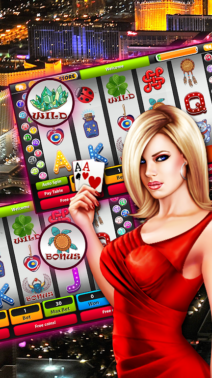 Lucky Vegas Slots - Free Vegas ဖန်သားပြင်ဓာတ်ပုံ 1