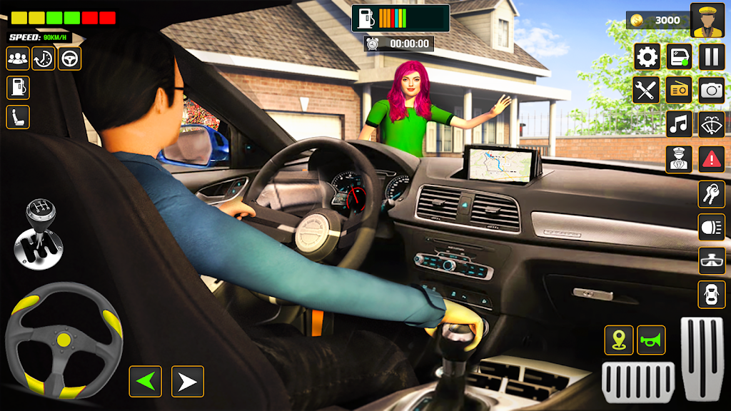 City Cab Driver Car Taxi Games Tangkapan skrin 0