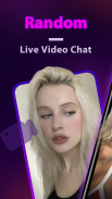 Random chat!-Anonymous chat，The monkey app ဖန်သားပြင်ဓာတ်ပုံ 0