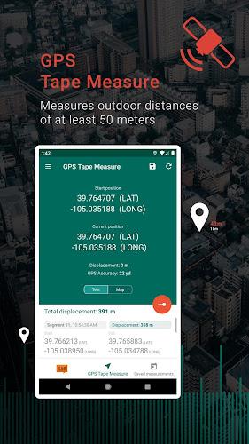 Cinta métrica GPS Captura de pantalla 0