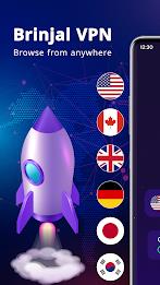Brinjal VPN - Proxy & Secure স্ক্রিনশট 0