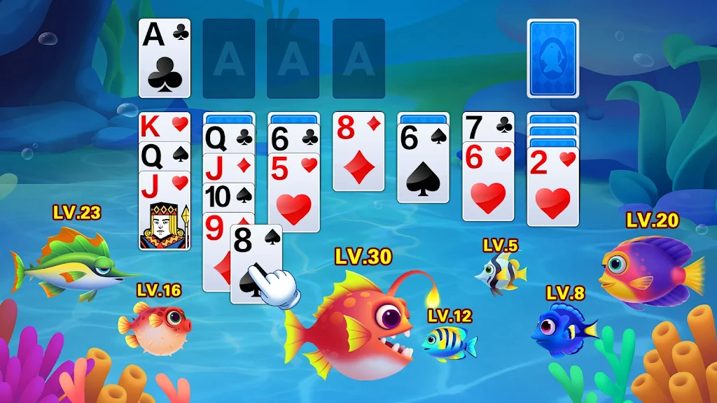 Solitaire Fish 2024 Capture d'écran 2