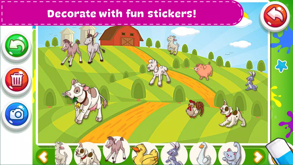 Coloring Book - Kids Paint Schermafbeelding 1