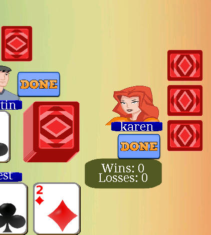 thirty one - 31 card game by makeup games スクリーンショット 1