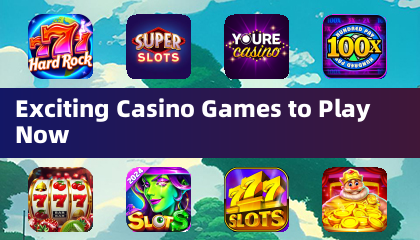 Nakatutuwang mga laro sa casino upang i -play ngayon