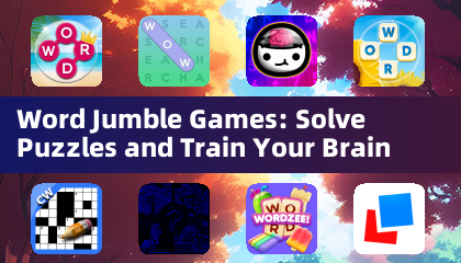 Word Jumble Games: Resuelve acertijos y entrena tu cerebro