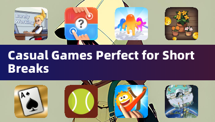 짧은 휴식에 딱 맞는 캐주얼 게임