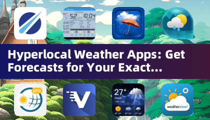 하이퍼로컬 날씨 앱: 정확한 위치별 일기예보