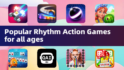 모든 연령대를 위한 인기 리듬 액션 게임